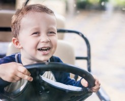 赤ちゃんを同乗させた自動車で事故に遭う